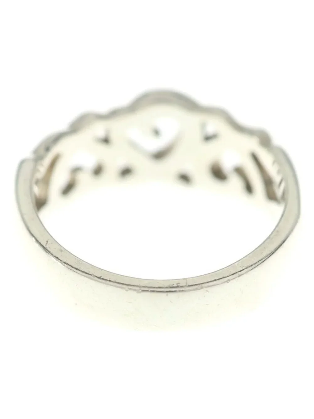 Tiffany & Co Paloma Picasso Triple Loving Heart Ring Silver